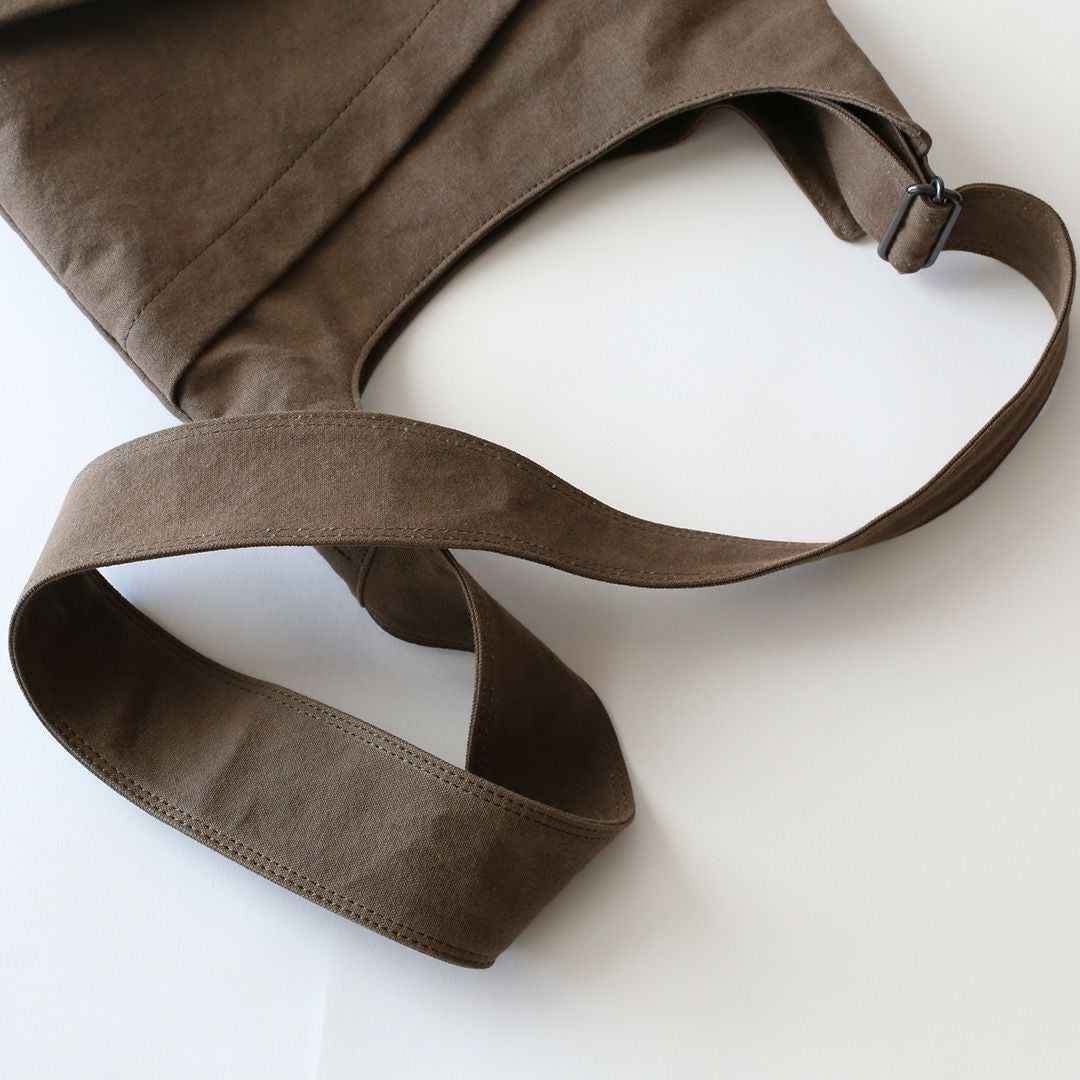 備長炭染め帆布タケノコショルダーのショルダーベルト