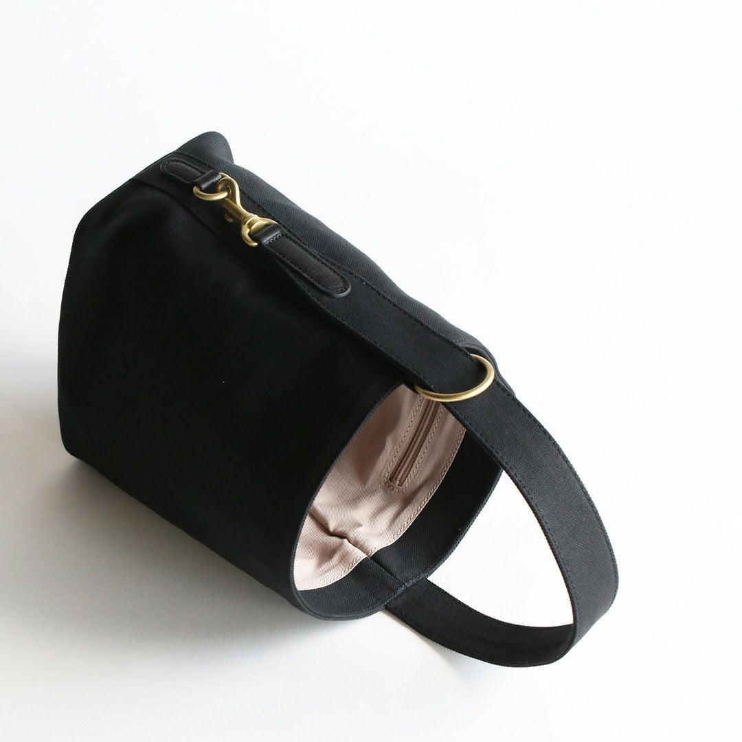 8号帆布の2WAYミニトート横向き