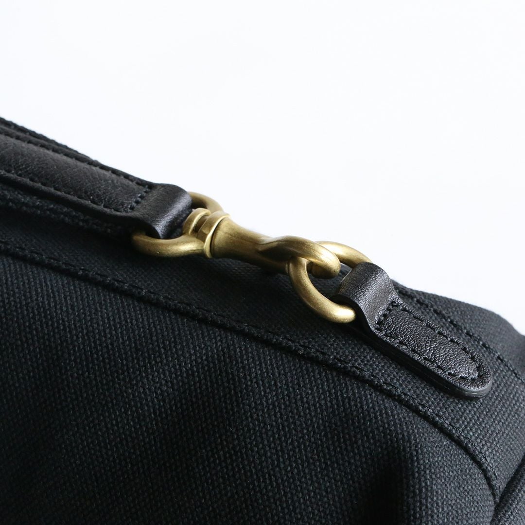 8号帆布の2WAYミニトート金具と革付属