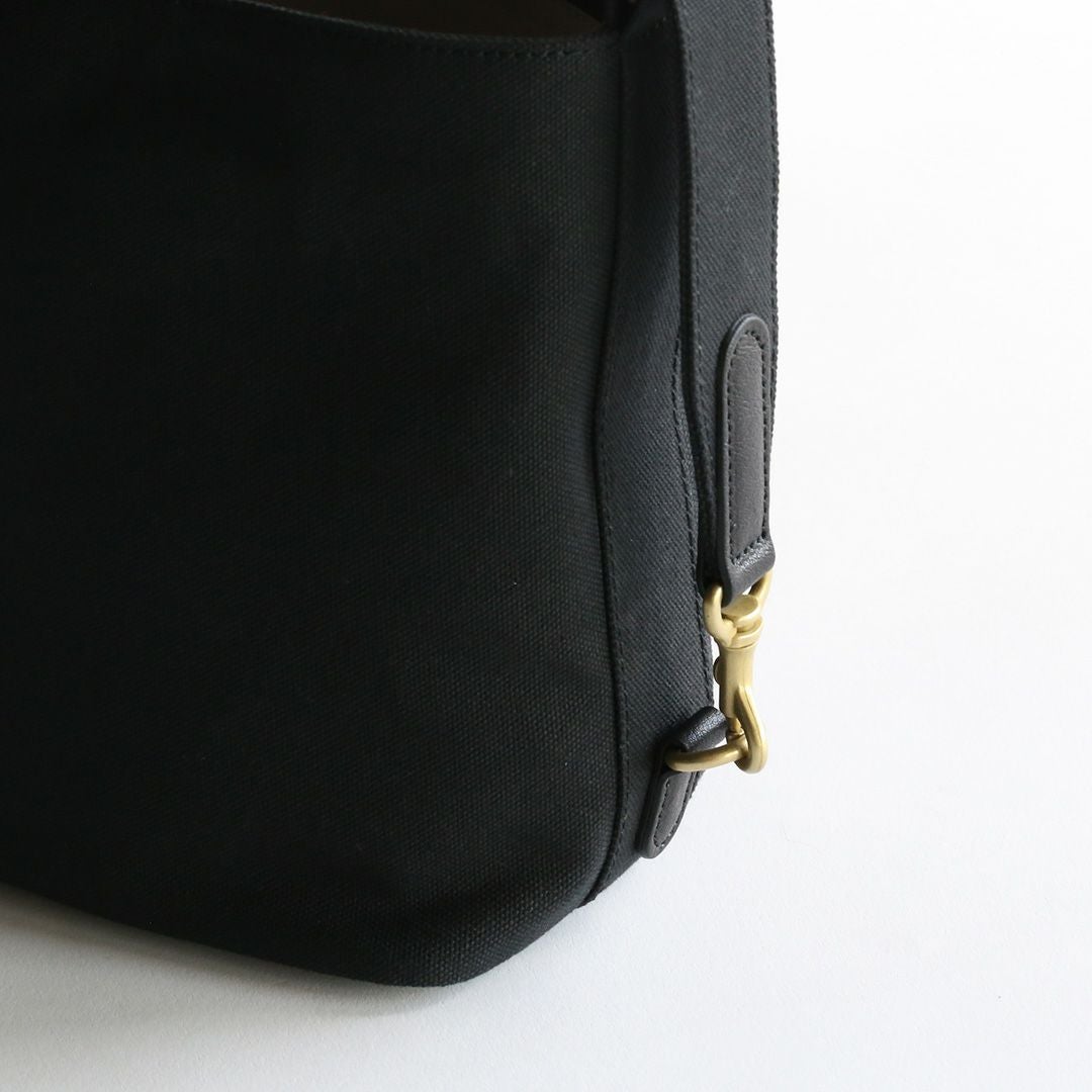 8号帆布の2WAYミニトート金具と革付属