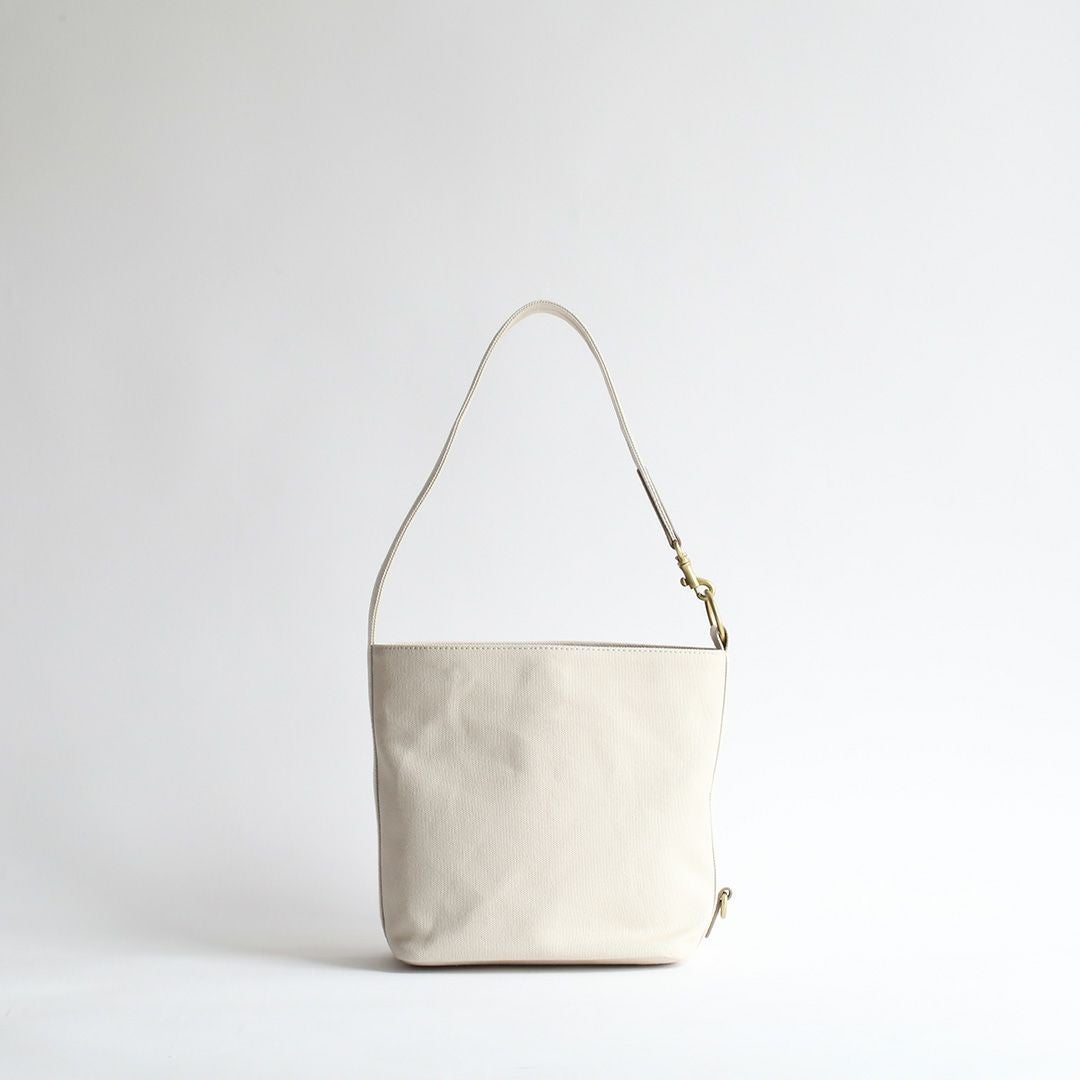 8号帆布の2WAYミニトートブラック正面画像