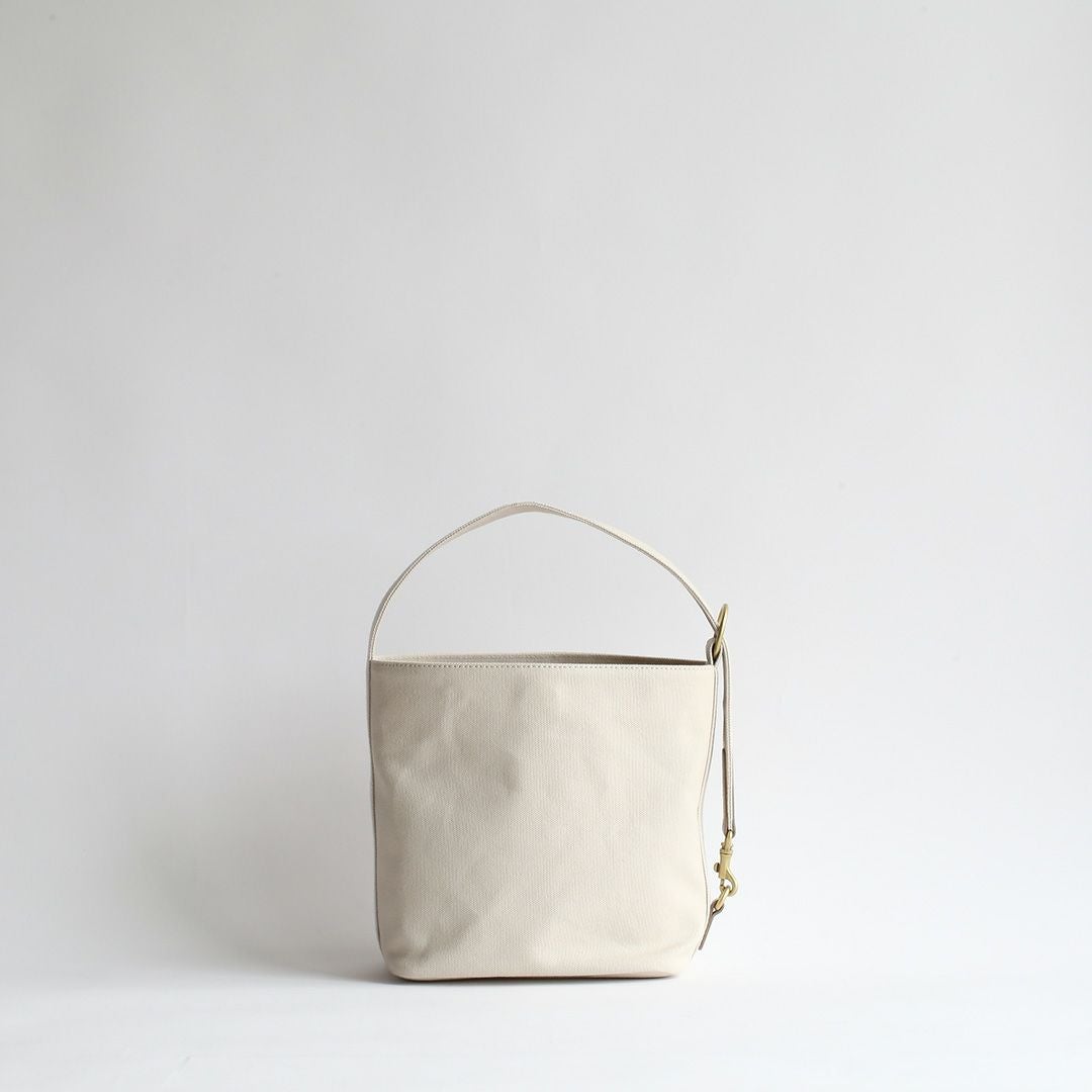 8号帆布の2WAYミニトート短いハンドル