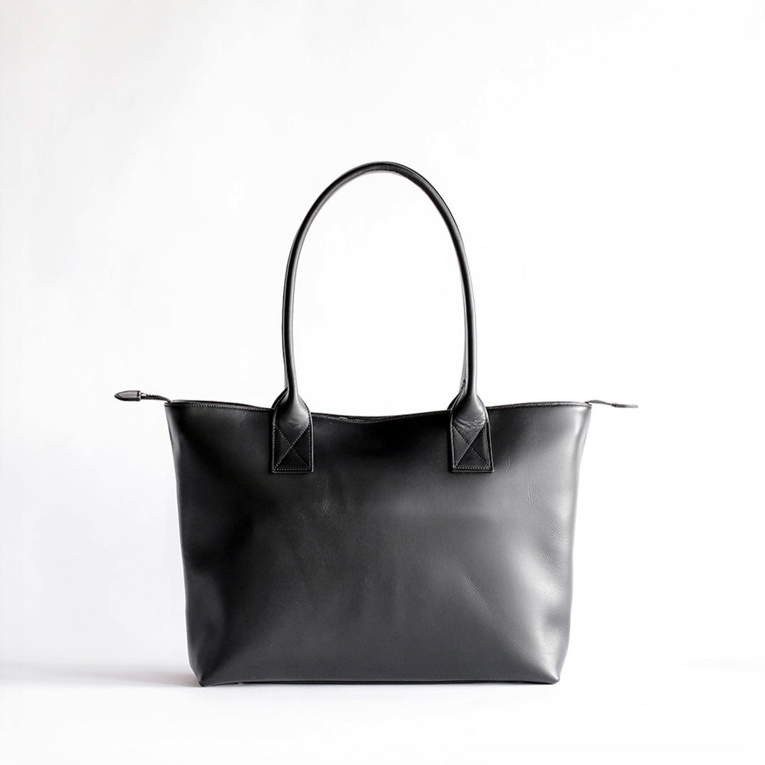 NENKE（ネンケ）レザートート ブラック 正面