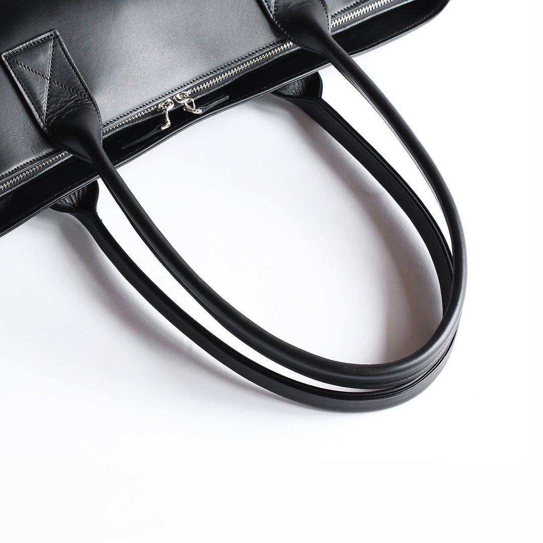 NENKE（ネンケ）レザートート  ブラック  持ち手